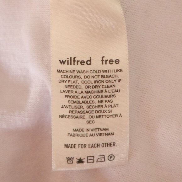 Aritzia Wilfred Free Womens White Sz M Turtleneck Long Sleeve Layering Pullover - Picture 10 of 11